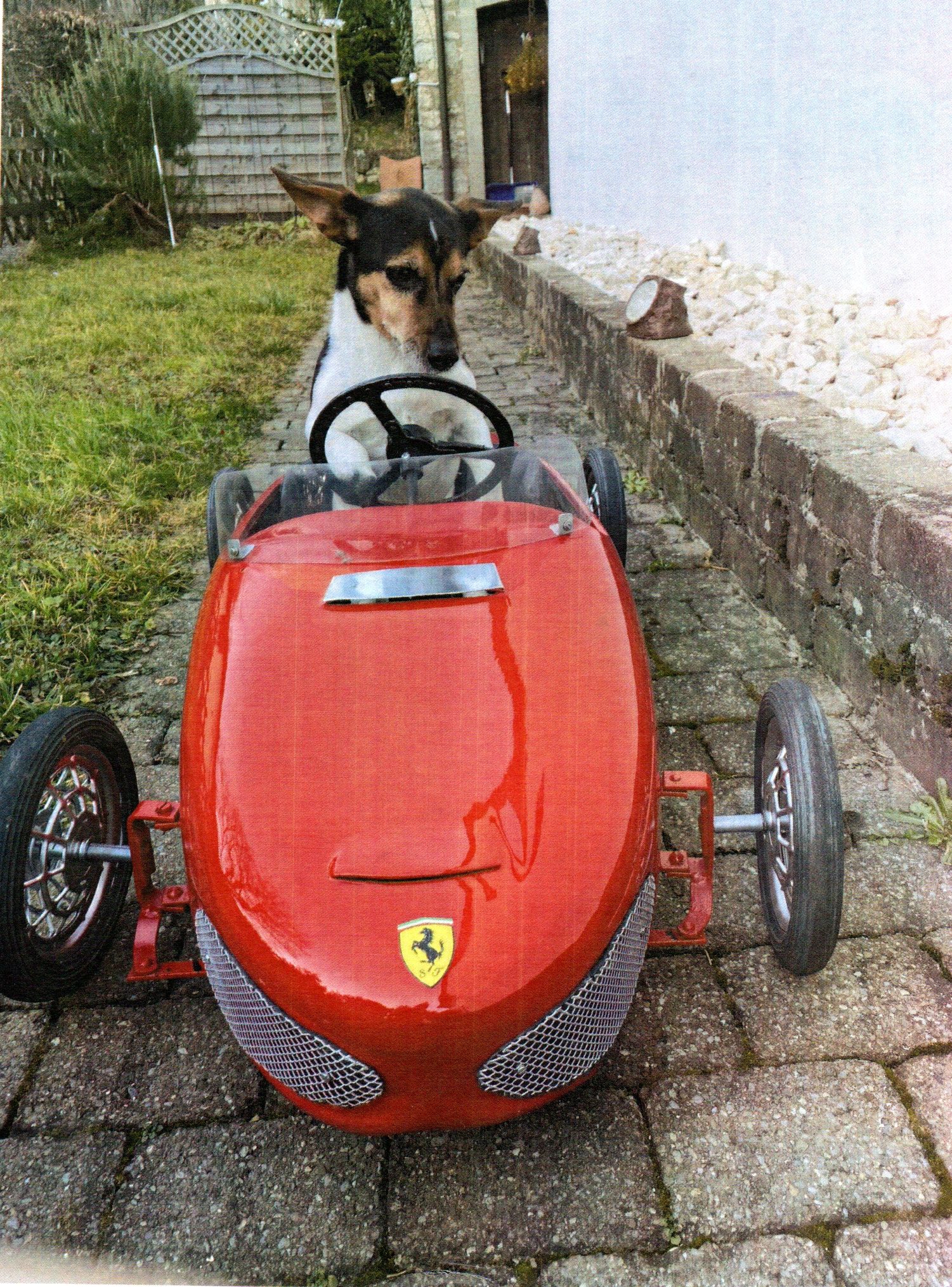 Blech-Tretauto Ferrari F1