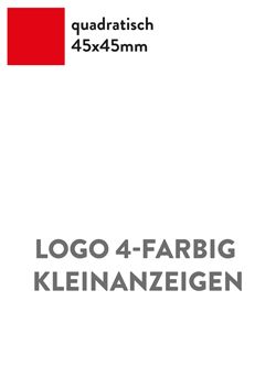 Logo 4-farbig oder Kleinanzeige